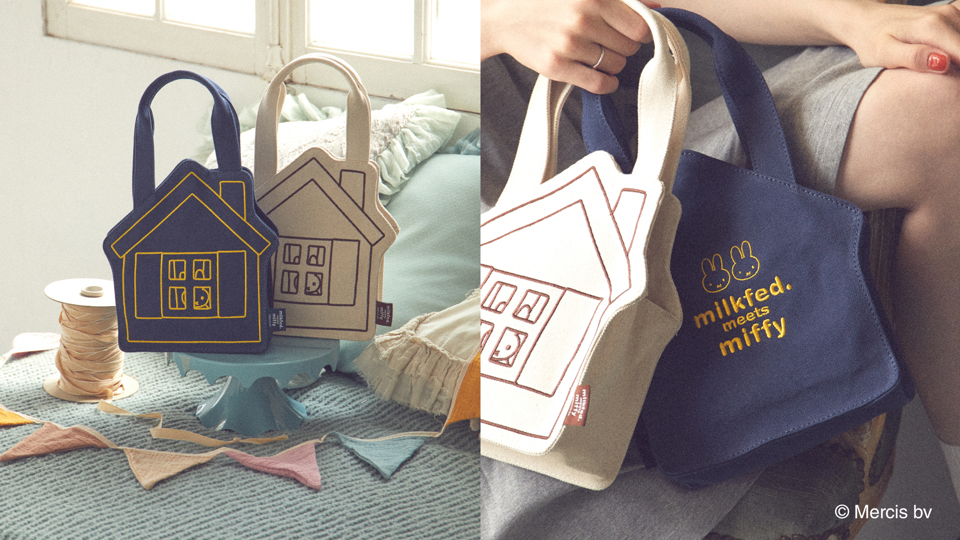 MILKFED × Miffy 包袋與 T-shirt・商品或活動圖片